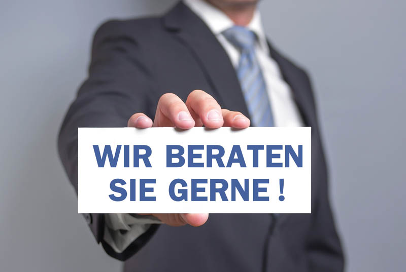 Wir beraten Sie